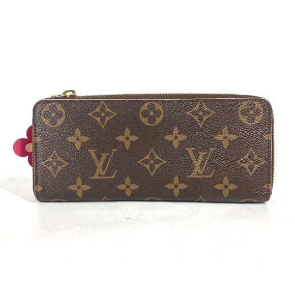 LOUIS VUITTON M64201 Monogram flower Portefeuille Clemence Zippy Wallet - Picture 3 of 16